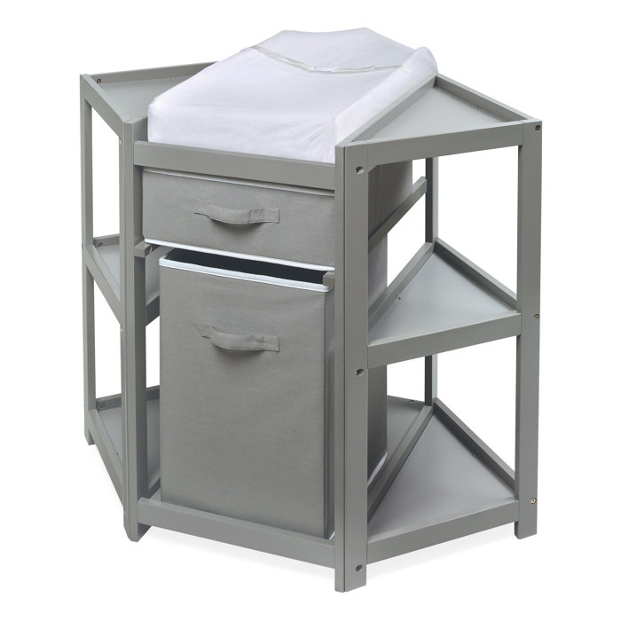 Badger Basket Diaper Corner Baby Changing Table & Reviews Wayfair